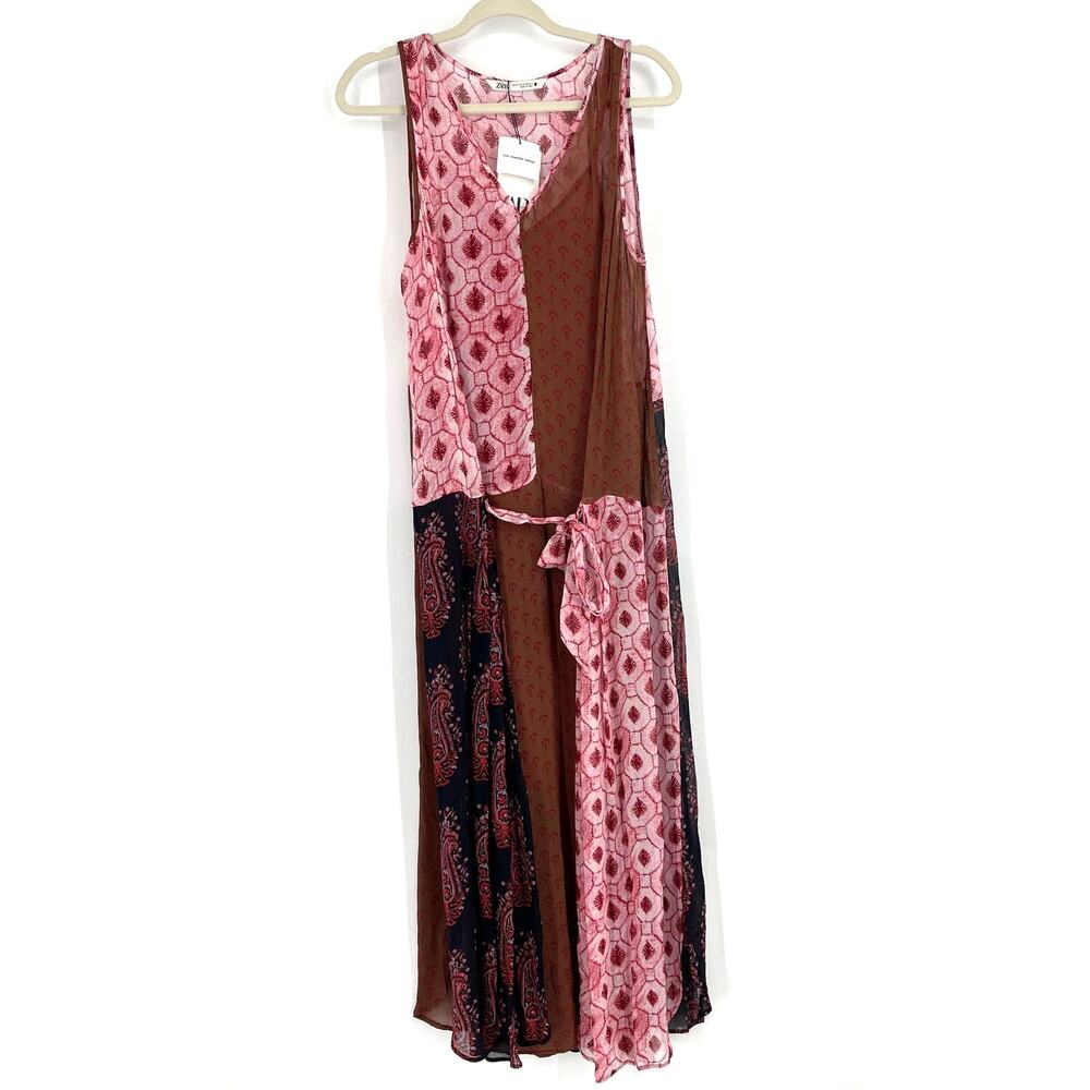 Zara The Samora Dress‎ Size XS Sleeveless Boho Maxi NWT